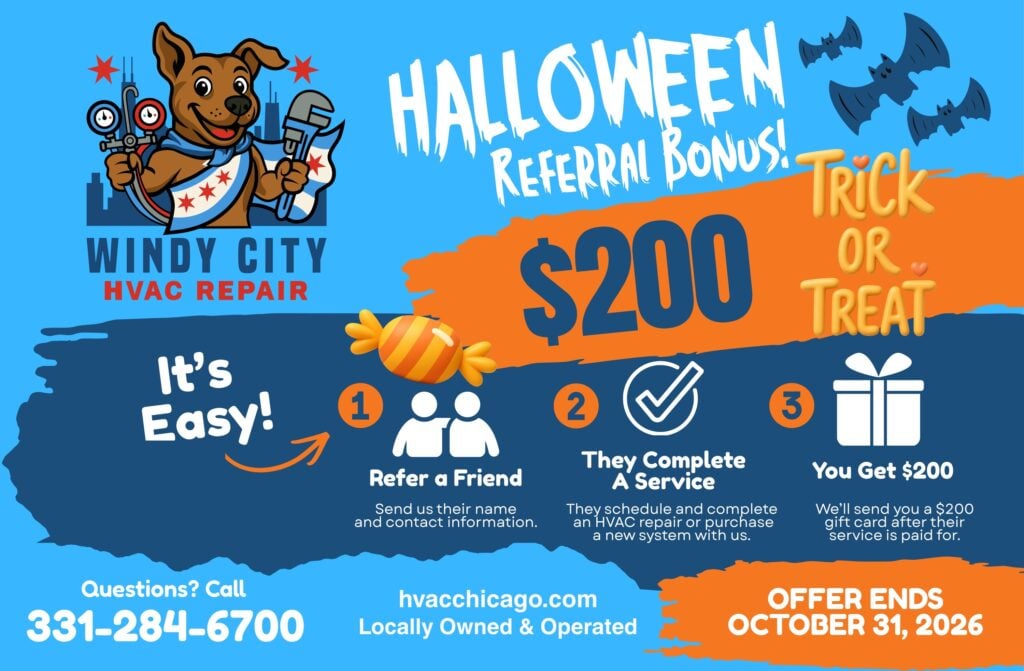 Halloween referral bonus: refer a friend and get a $200 gift card after their service, offer ends October 31, 2026